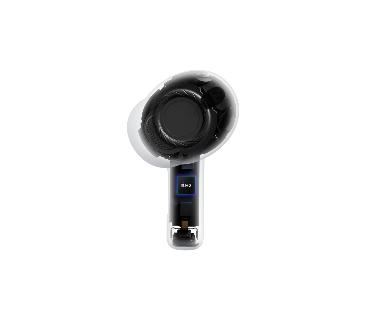 AirPods Pro 3, kabelloser Kopfhörer, klar, innere Architektur