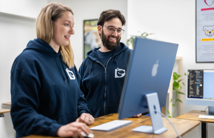 Sur le vaste écran de l’iMac, les responsables des opérations peuvent consulter les évènements de la journée d’un coup d’œil.