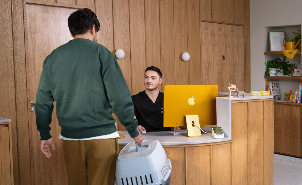 iMac rend le processus d’admission facile et précis.