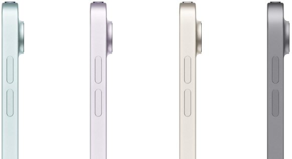 iPad Air in four different colors