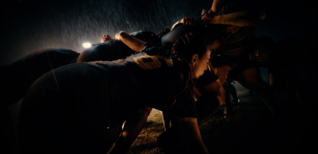 Ein Rugbyspiel auf dem iPhone 17 Pro