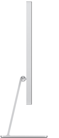 Studio Display на підставці з регулюванням нахилу, вид збоку