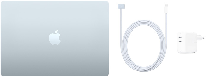 15-inch MacBook Air, USB-C to MagSafe 3 Cable and 40W Dual USB-C Port Dynamic Power Adapter